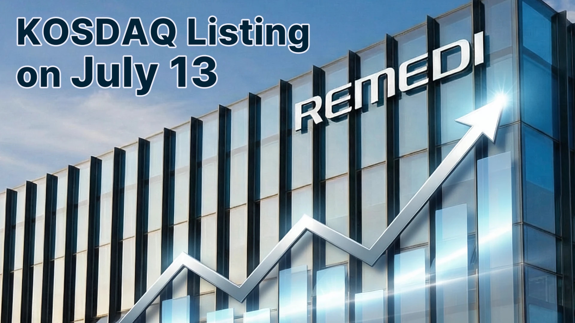 Remedi to List on KOSDAQ in July news graphic image