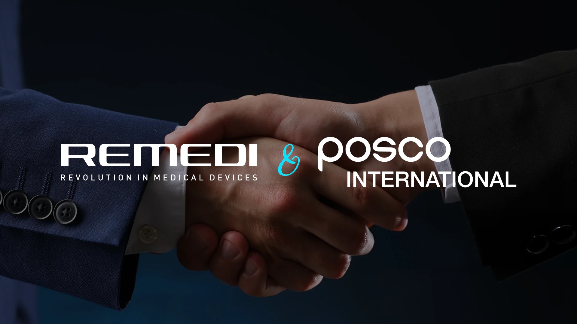 Remedi Expands Global Business Collaboration with POSCO International news graphic image