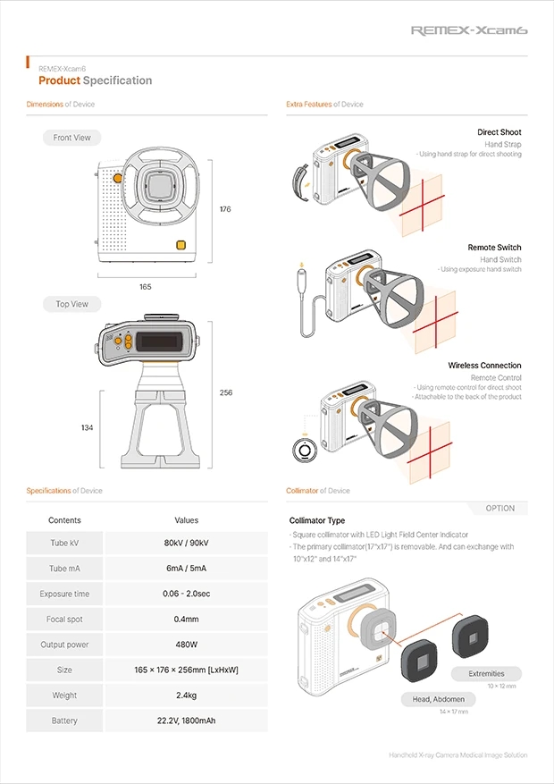 image of REMEX-XCam6 user guide