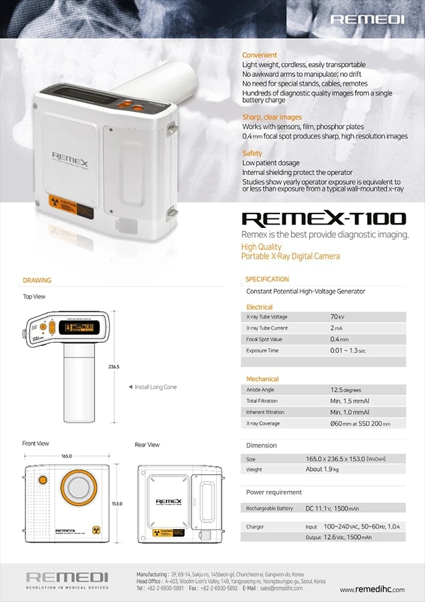 image of REMEX-T100 user guide