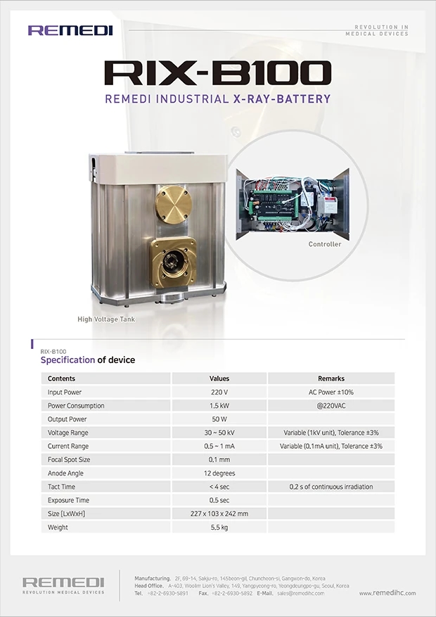 image of RIX-B100 user guide